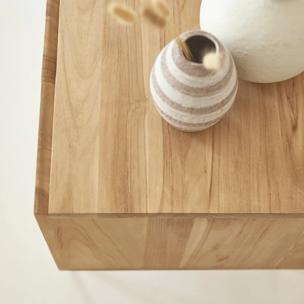 Honorine - Meuble TV Haut En Teck Massif 170 Cm – Image 3