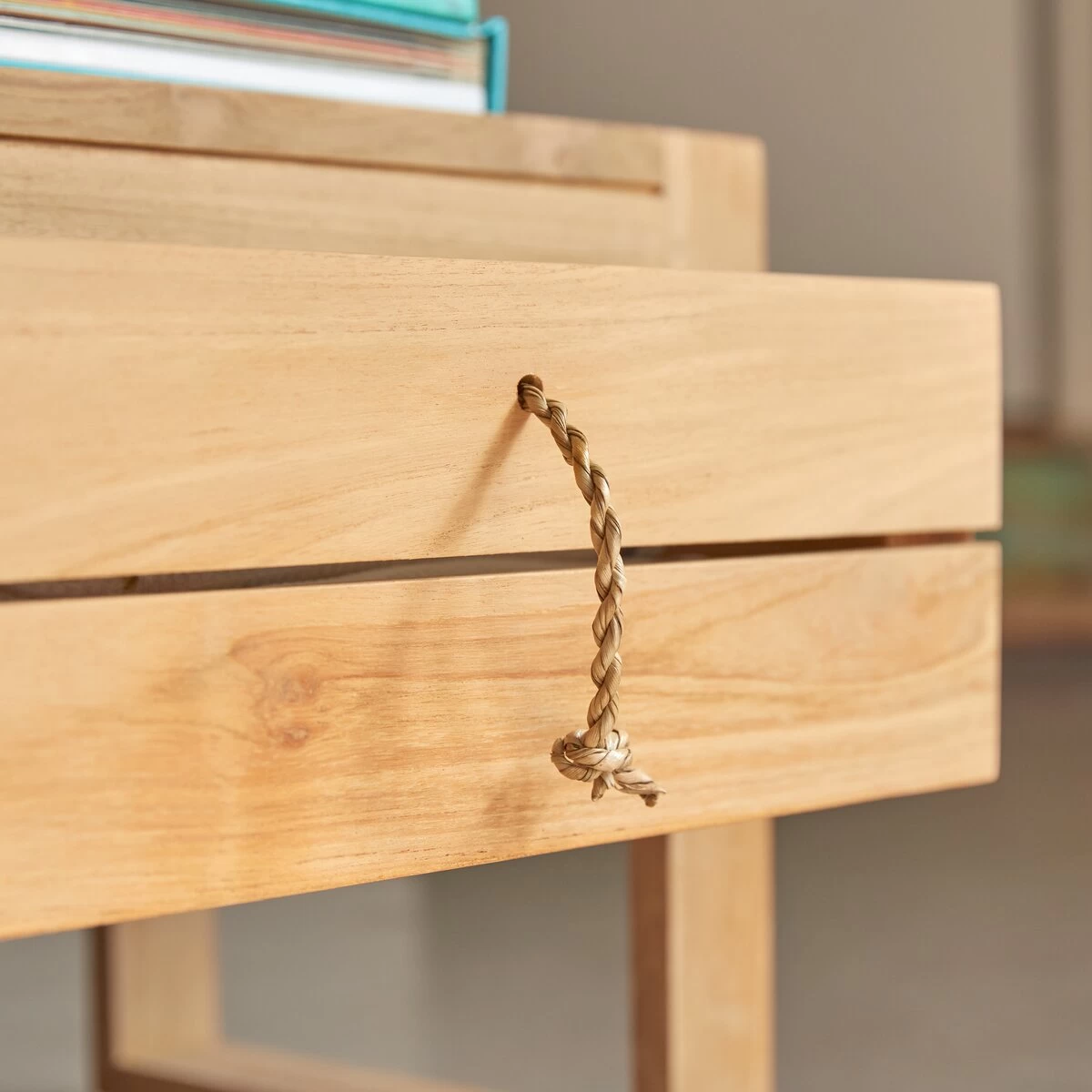 Minimalys - Chevet Enfant En Teck Massif – Image 4