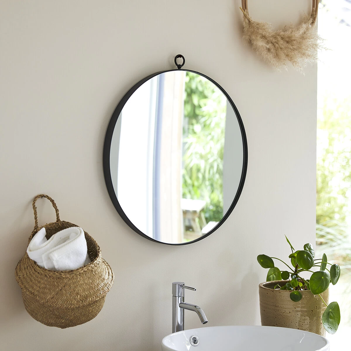 Eliot - Miroir En Métal 50 Cm