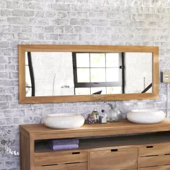 Tona - Miroir En Teck 160x60 Cm