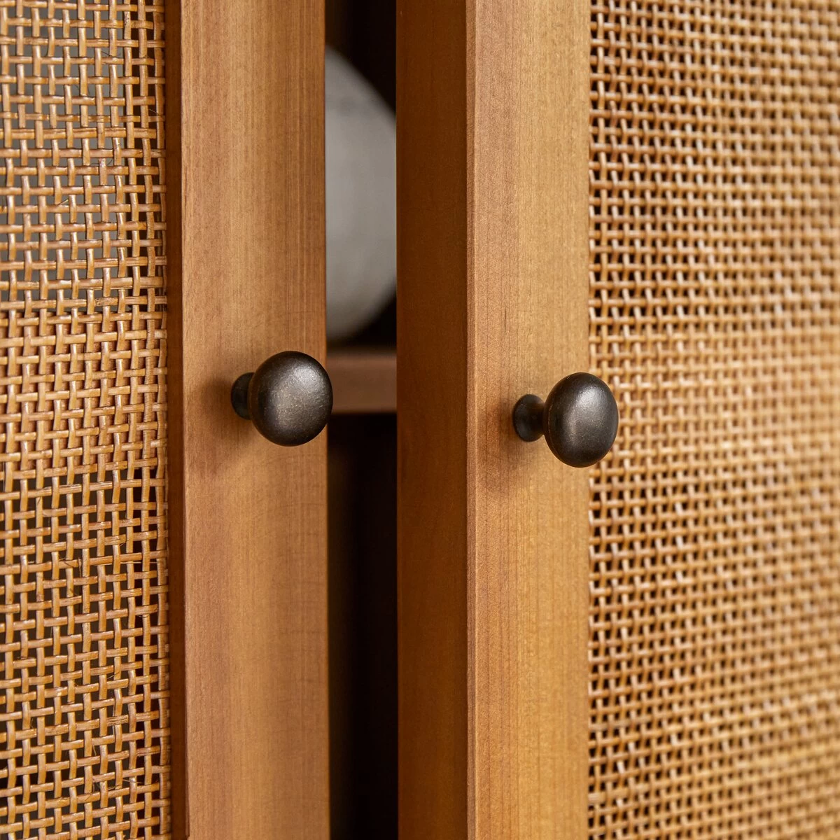 Ninon - Armoire Enfant En Pin Et Cannage – Image 6