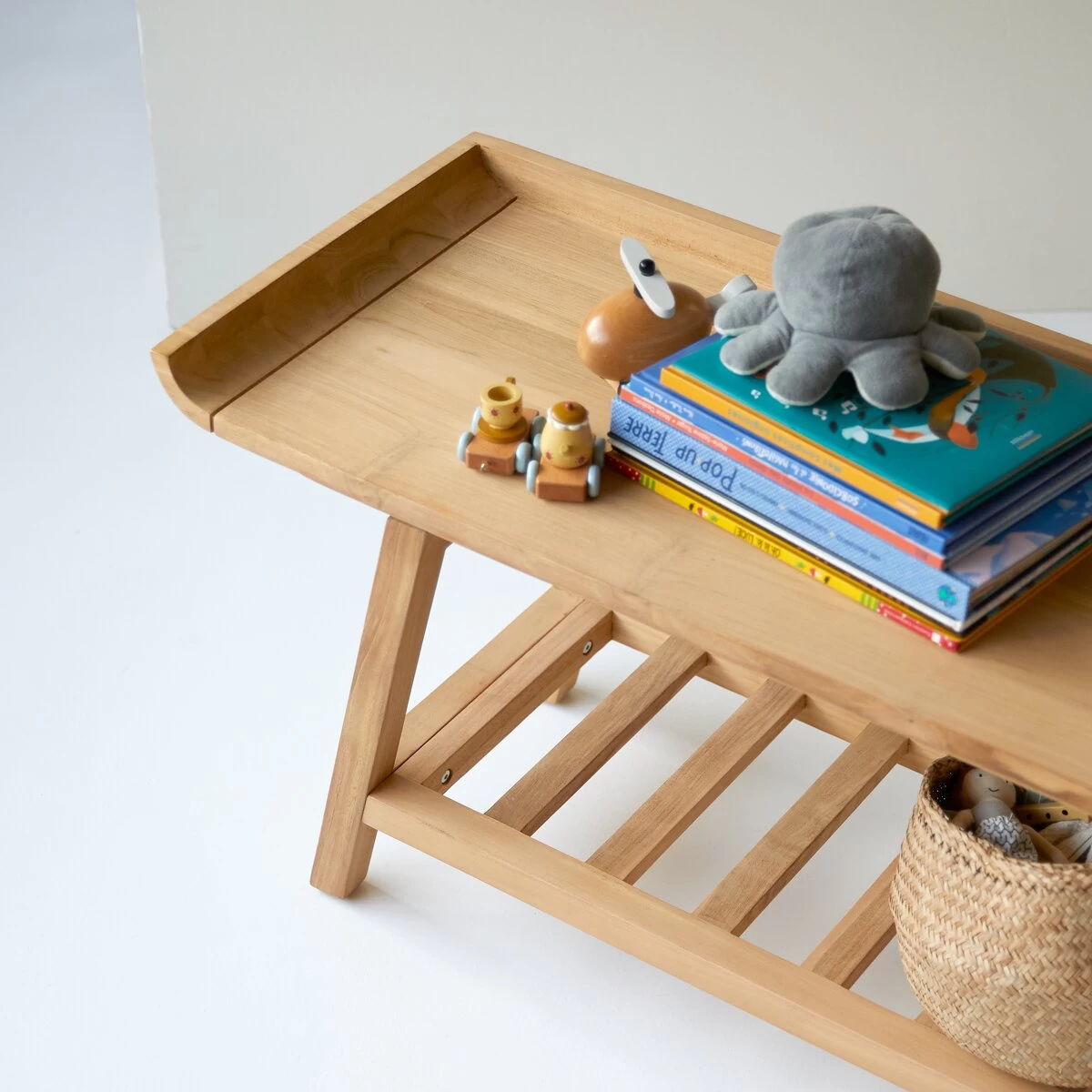 Pampa - Console Basse Enfant En Teck Massif – Image 4