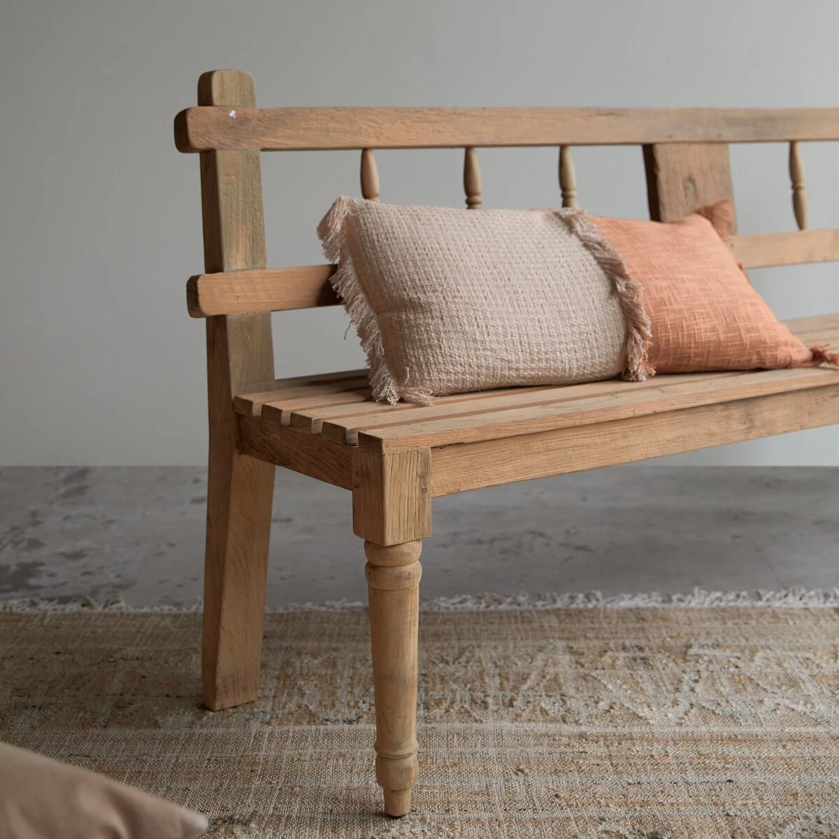 Paula - Banc En Teck Massif Recyclé – Image 2