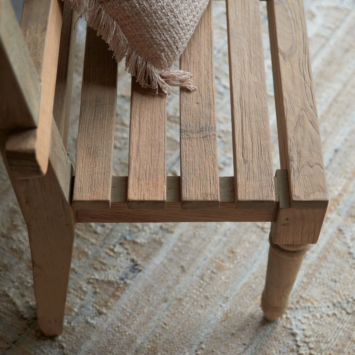 Paula - Banc En Teck Massif Recyclé – Image 3