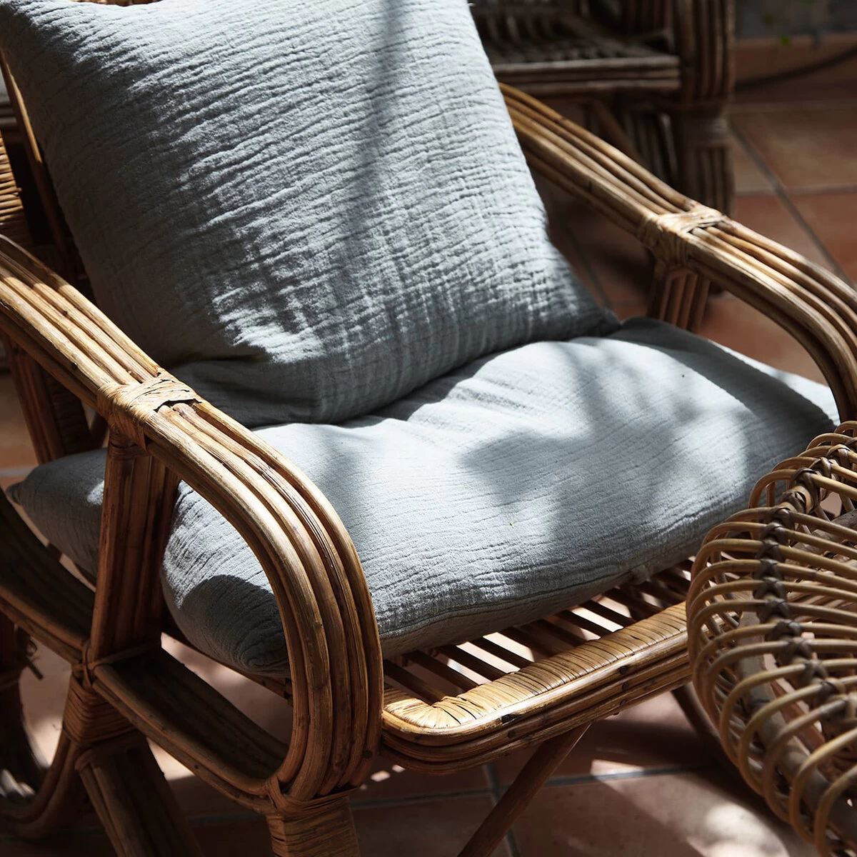 Punto - Housse De Coussin En Coton 110x55 Cm, Deep Forest – Image 2