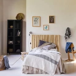 River - Tête De Lit Enfant En Teck Massif 120 Cm