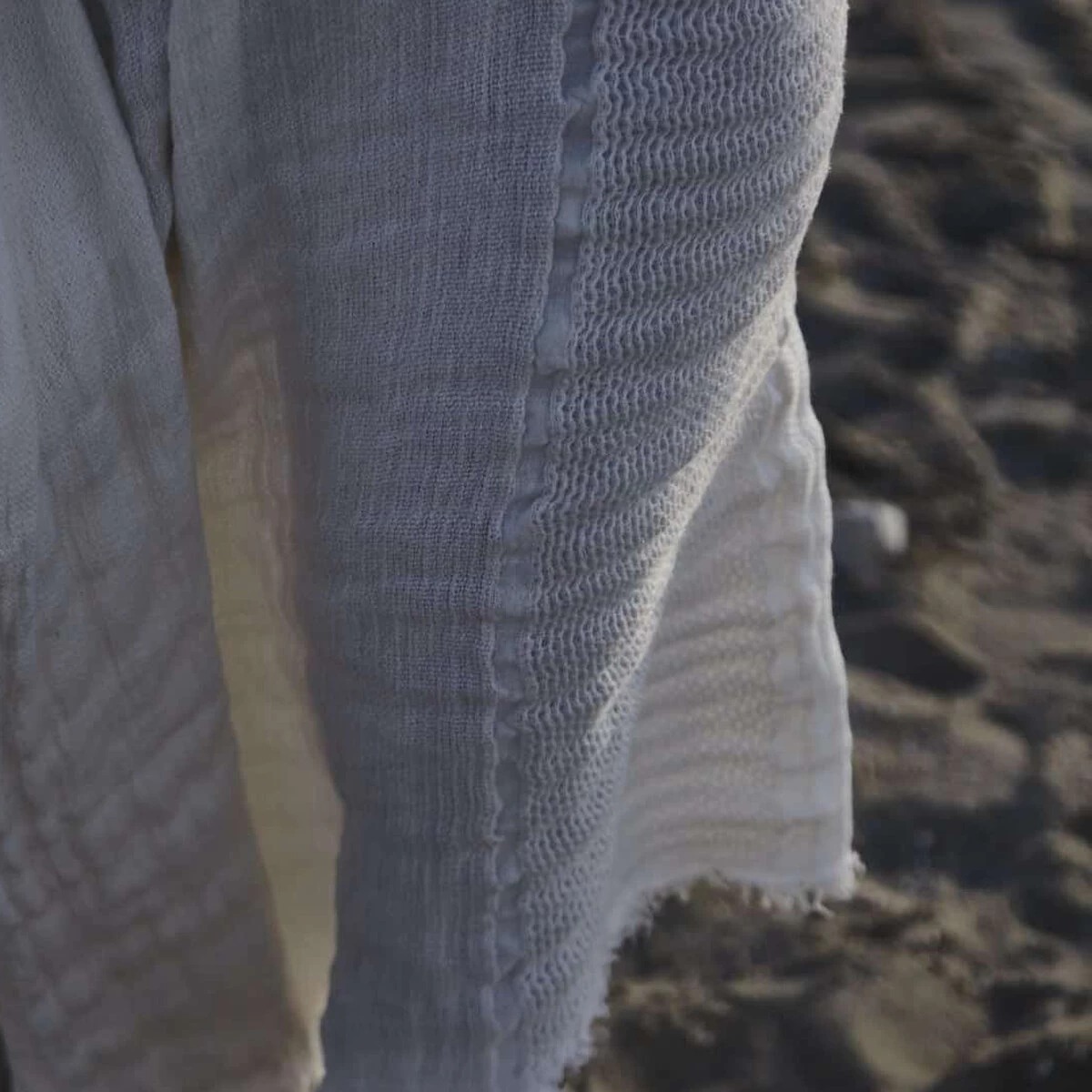 Sore - Fouta En Lin, Milk – Image 5