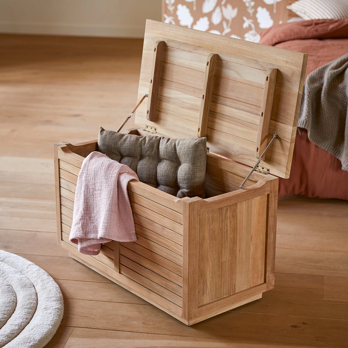 Suzette - Coffre Enfant En Teck Massif – Image 2