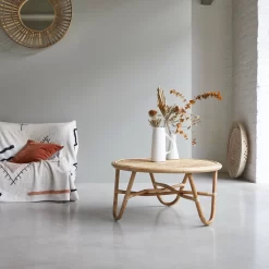 Lina - Table Basse En Rotin