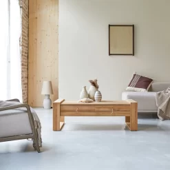 Minimalys - Table Basse En Teck Massif