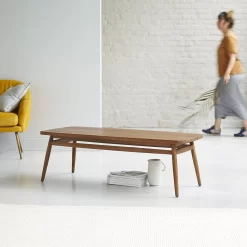 Twist - Table Basse En Teck Massif