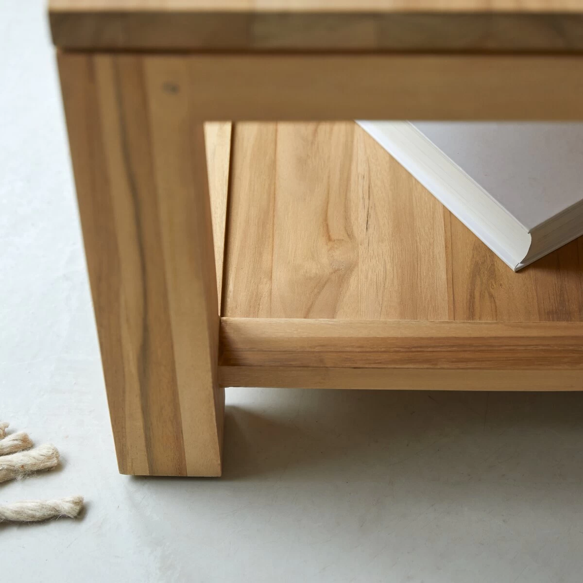 Eve - Table Basse Rectangulaire En Teck Massif – Image 5