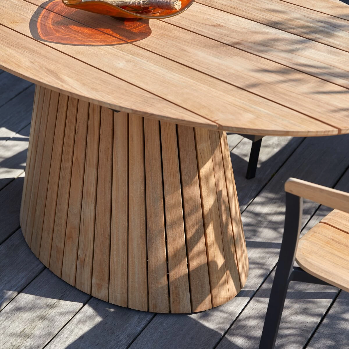 Paloma - Table De Jardin Ovale En Teck Massif 6 Pers. – Image 4