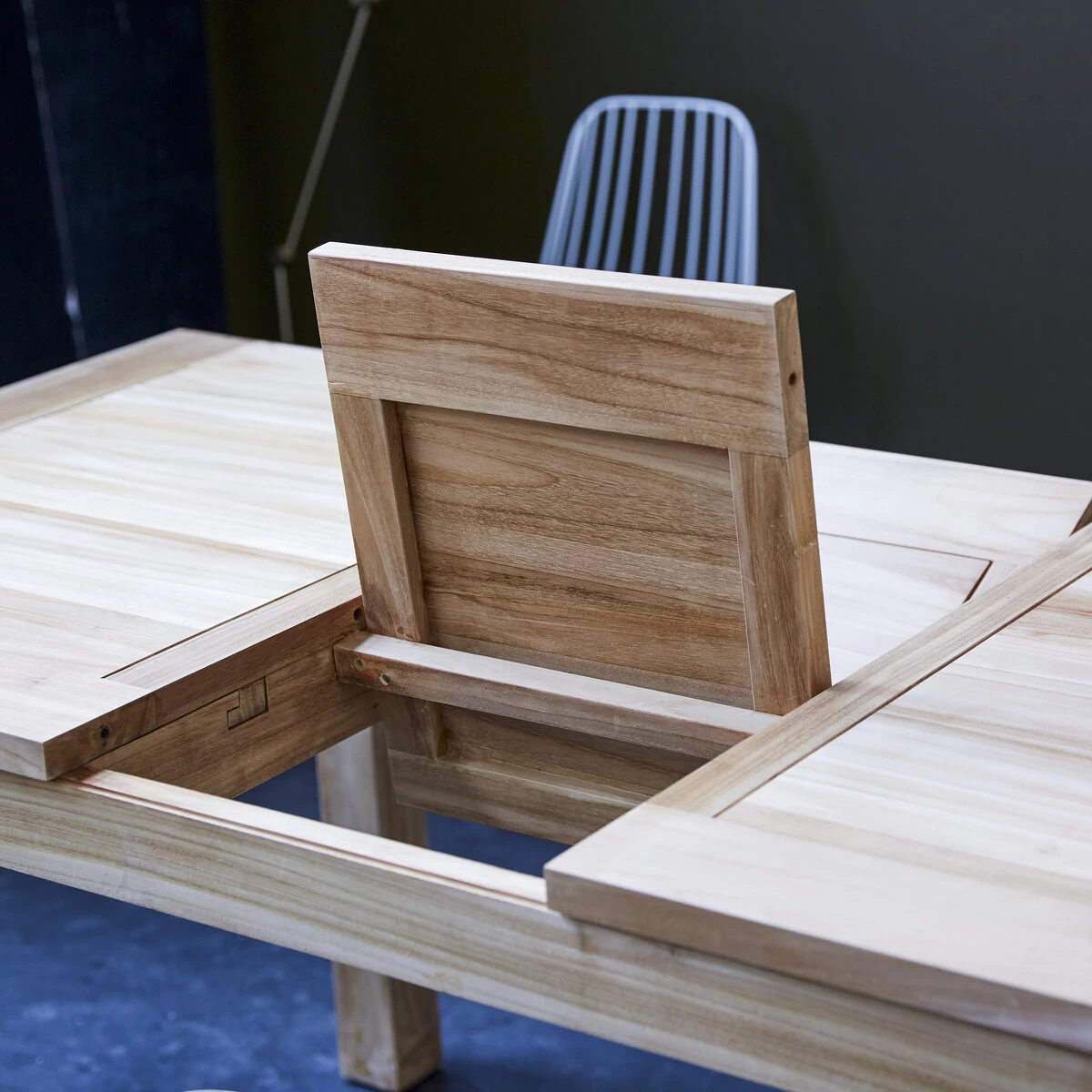 Cloé - Table En Teck Massif à Rallonge 6/8 Pers. – Image 5