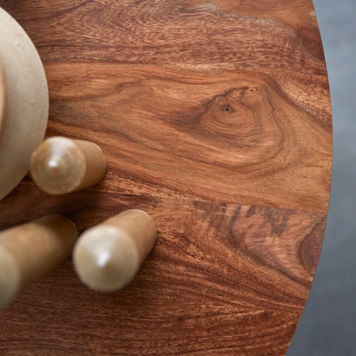 Anja - Table Ronde En Palissandre Massif 4 Pers – Image 3