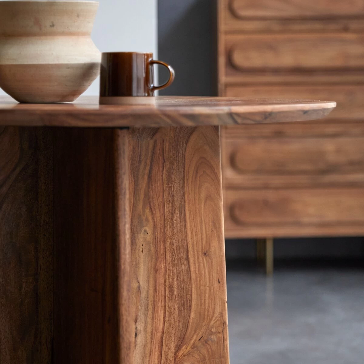 Anja - Table Ronde En Palissandre Massif 4 Pers – Image 6