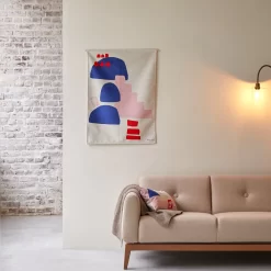 Babylone Casbah - Tenture Française 65x90 Cm, Pink Casbah