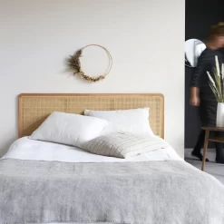 Adèle - Tête De Lit En Rotin Cannée 160 Cm