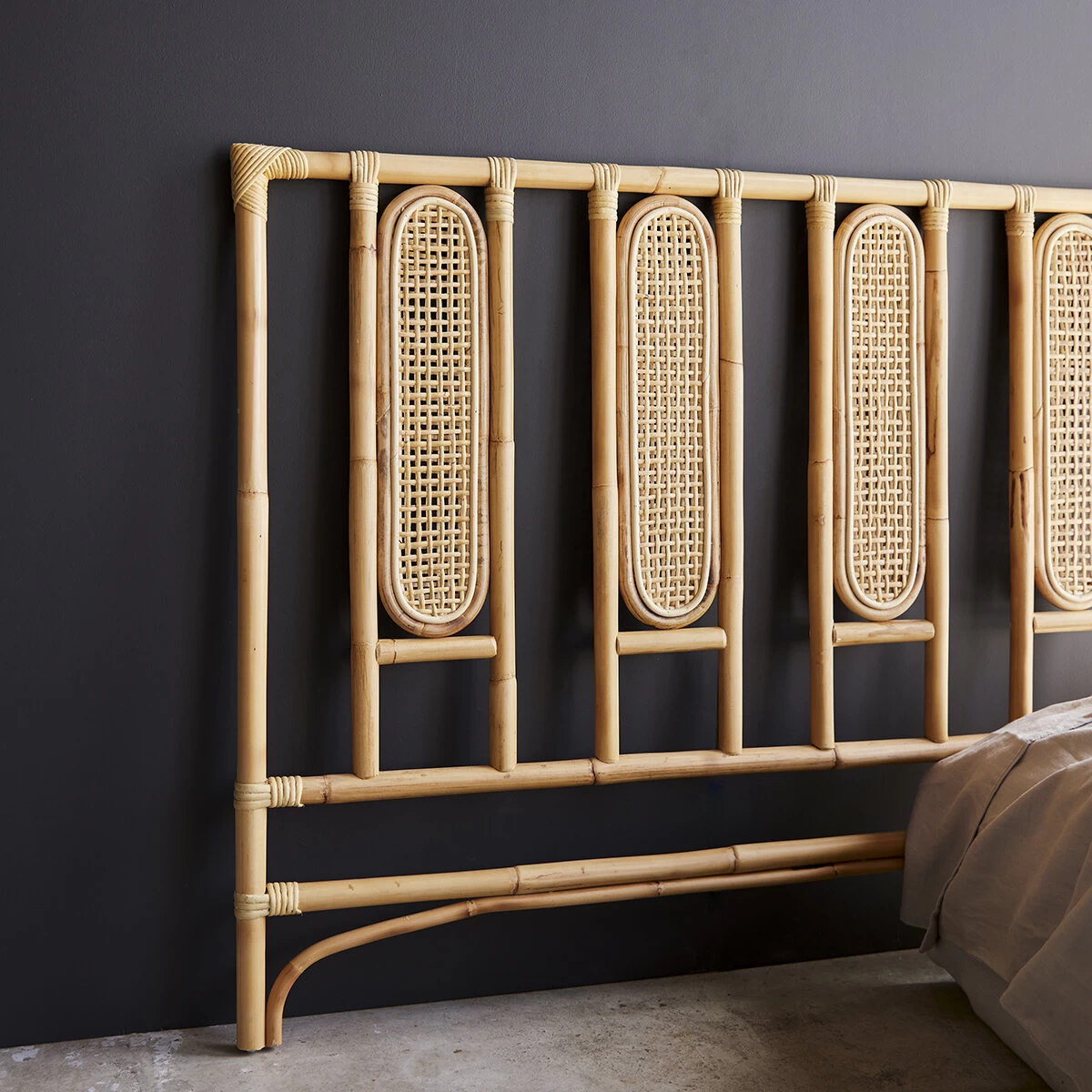 Paulette - Tête De Lit En Rotin Cannée 160 Cm – Image 2