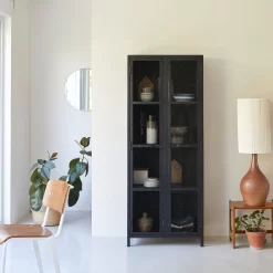 Cléo - Vaisselier Grillagé En Métal