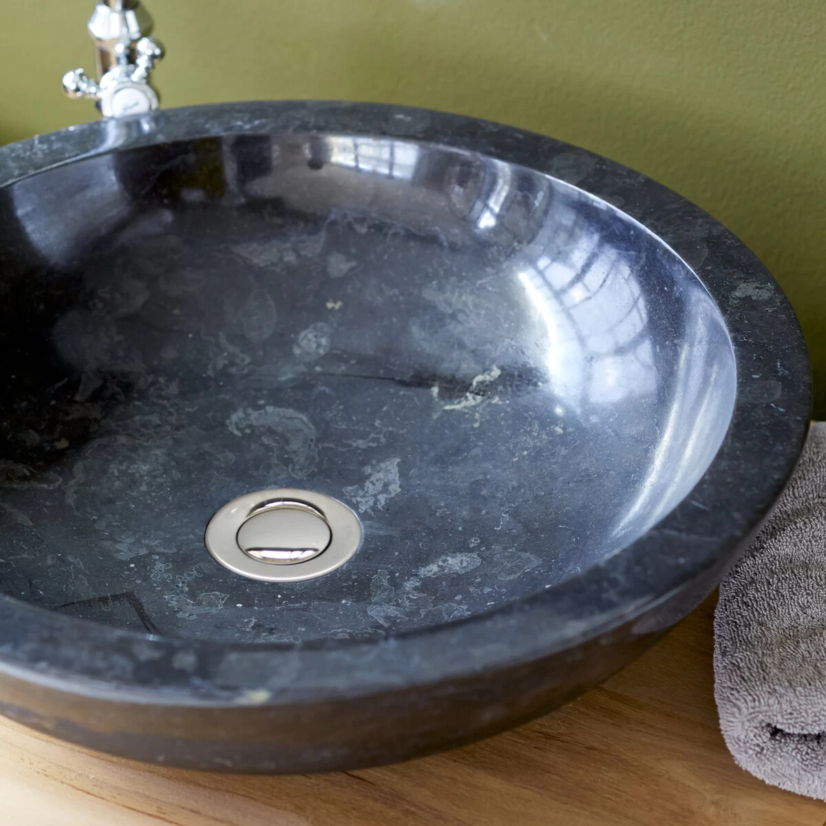 Calypso - Vasque En Marbre Black – Image 2