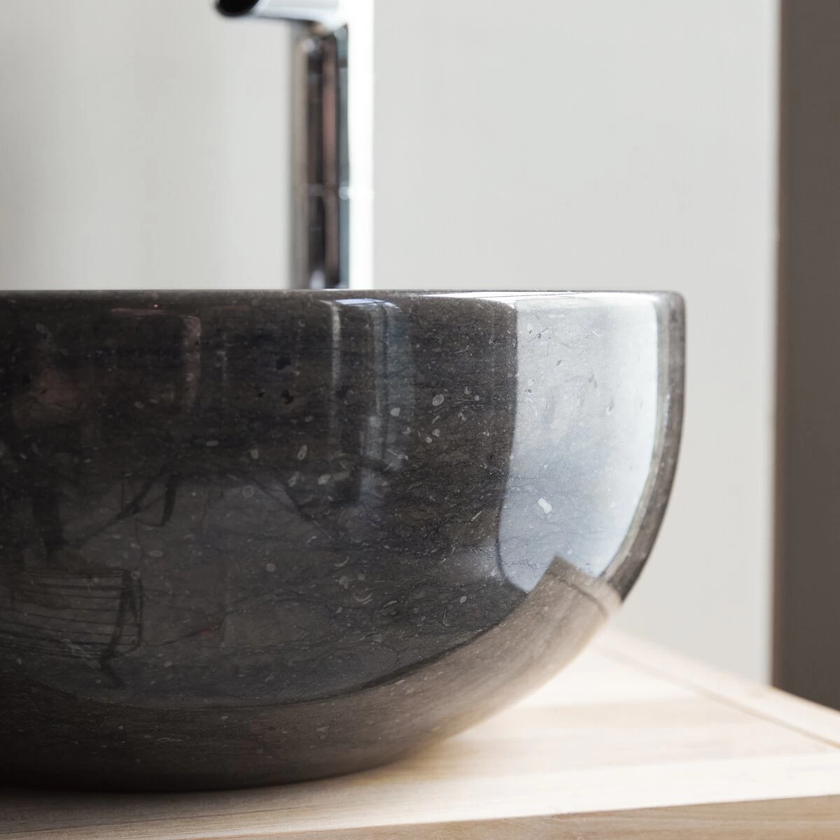 Mia - Vasque En Marbre Dark Grey – Image 4