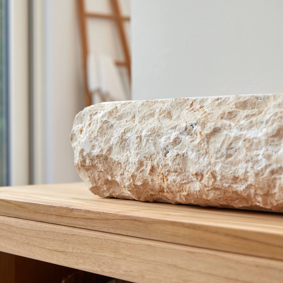 Scrula Slim - Vasque En Marbre Cream – Image 6