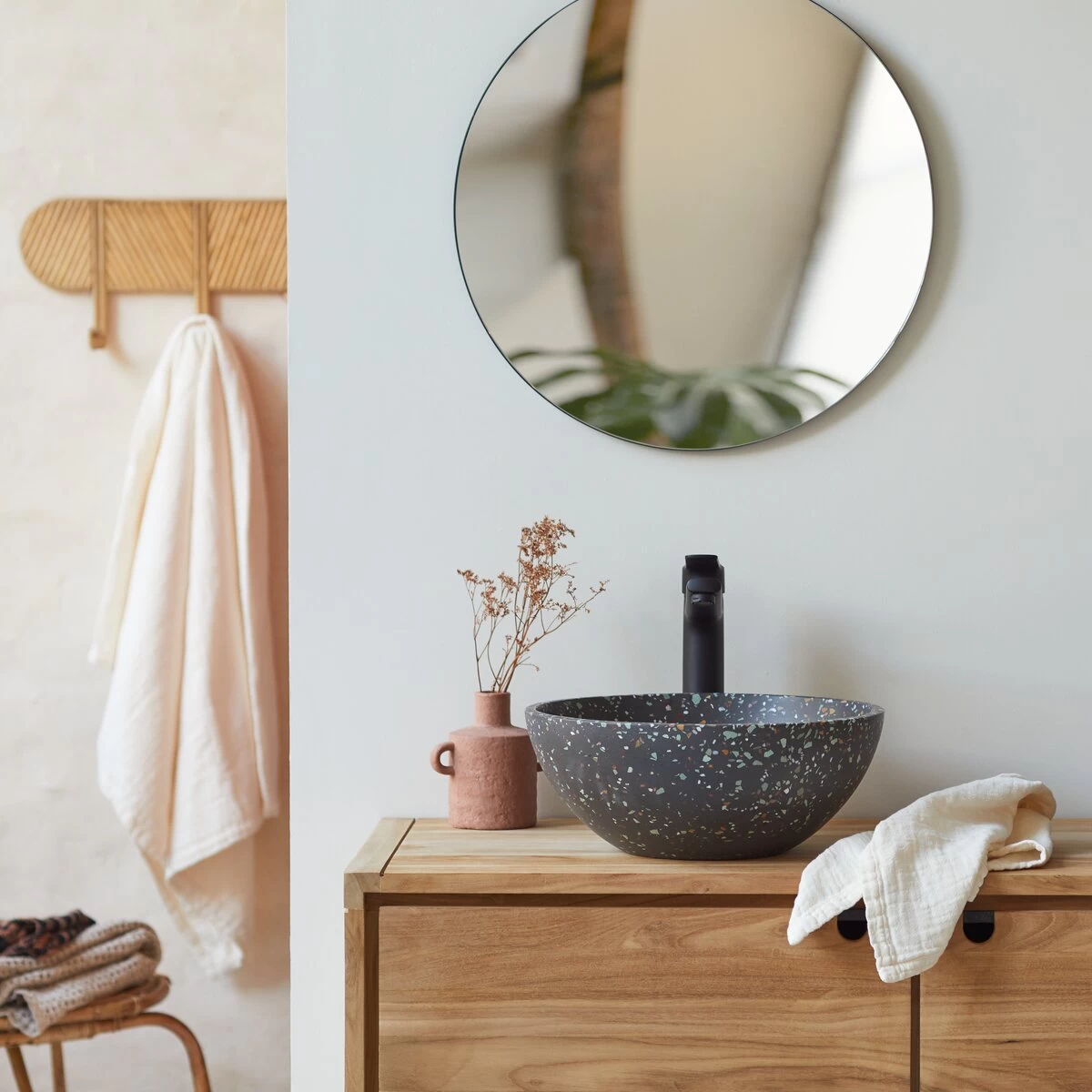 Micha - Vasque Ronde En Terrazzo Confetti – Image 4