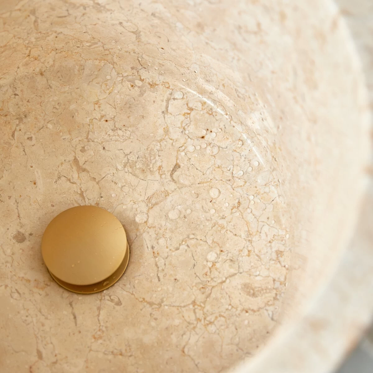 Koni - Vasque Sur Pied En Marbre Cream – Image 2