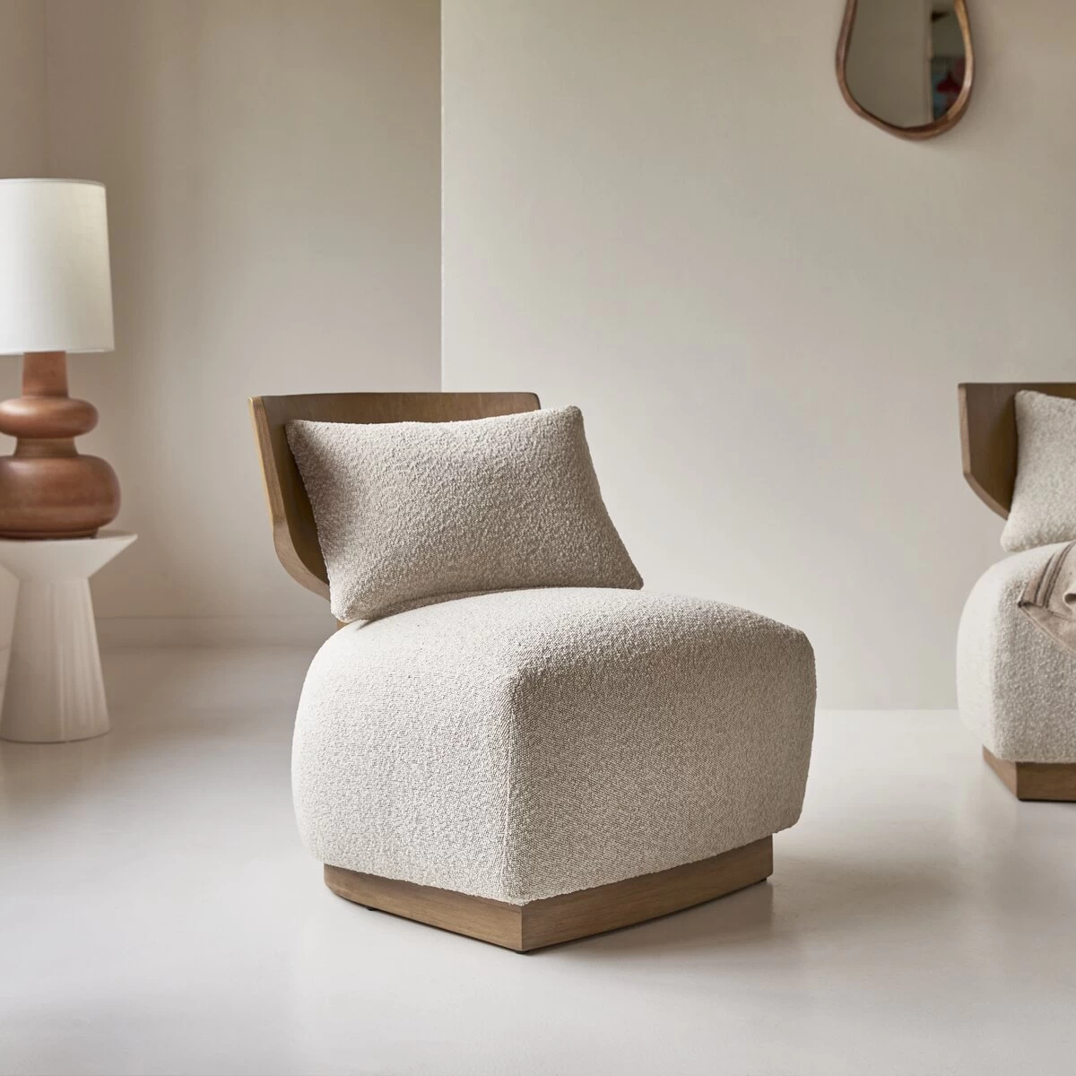 Vito - Bout De Canapé En Céramique, Blanc – Image 2