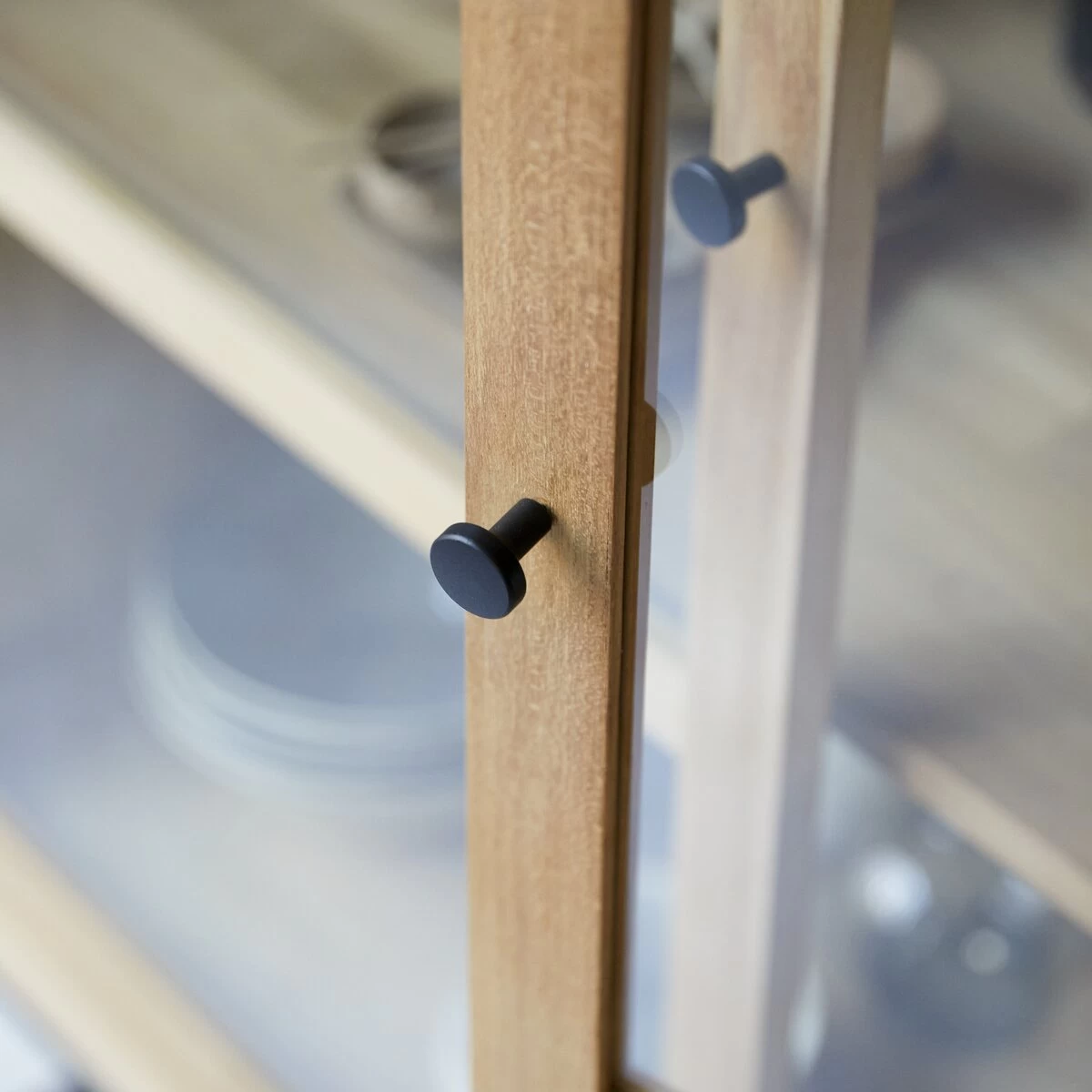 Babeth - Vitrine Haute En Teck Massif – Image 5