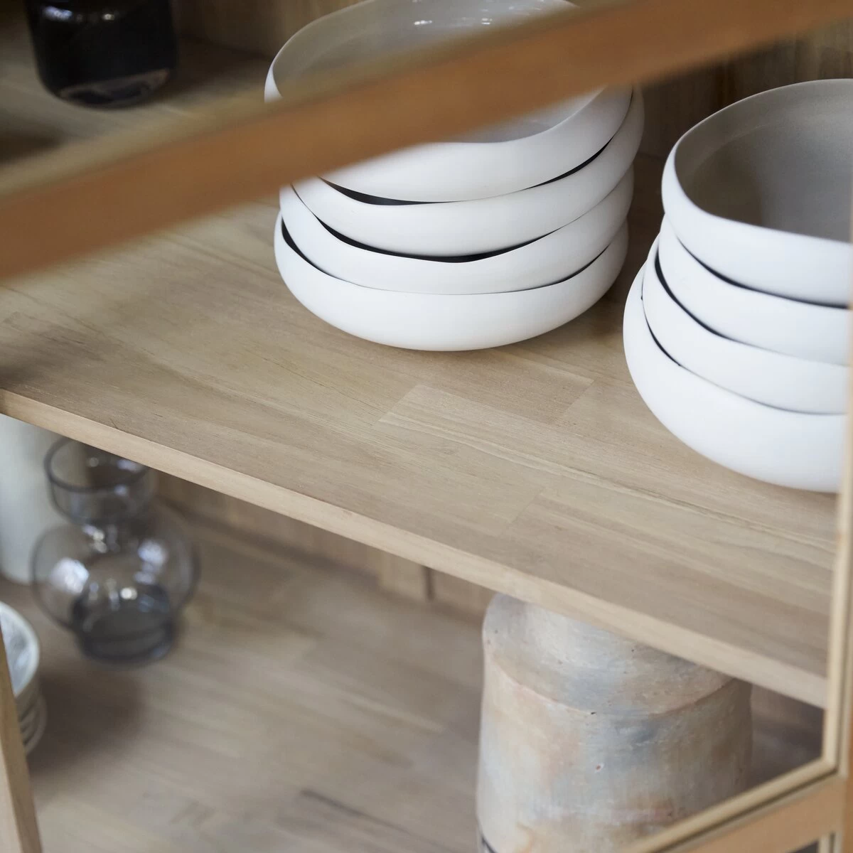 Babeth - Vitrine Haute En Teck Massif – Image 6